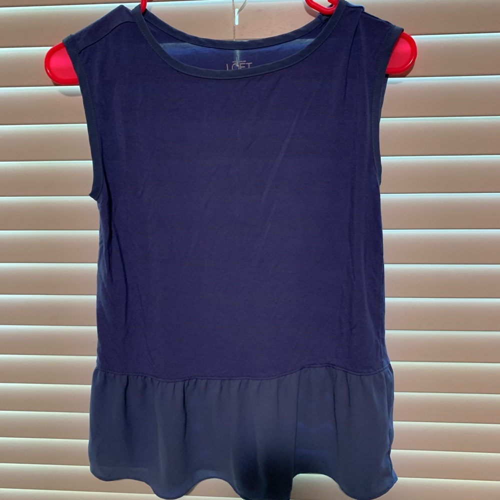 Loft Peplum Top